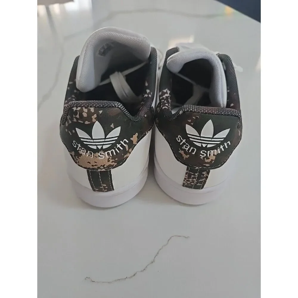 Adidas BAPE x Stan Smith CAMO Shoes Sneakers Kids Size 3.5 US NEW